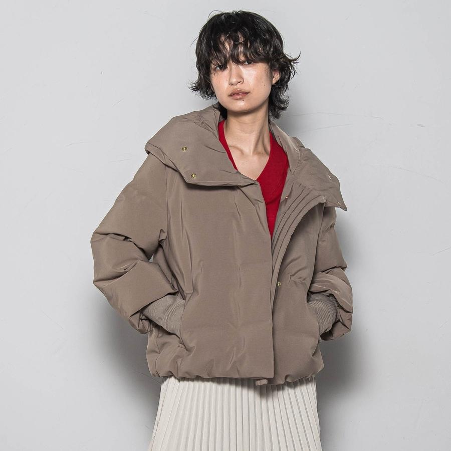 MAYSON GREY（メイソングレイ） 袖口リブシームレスダウンジャケット