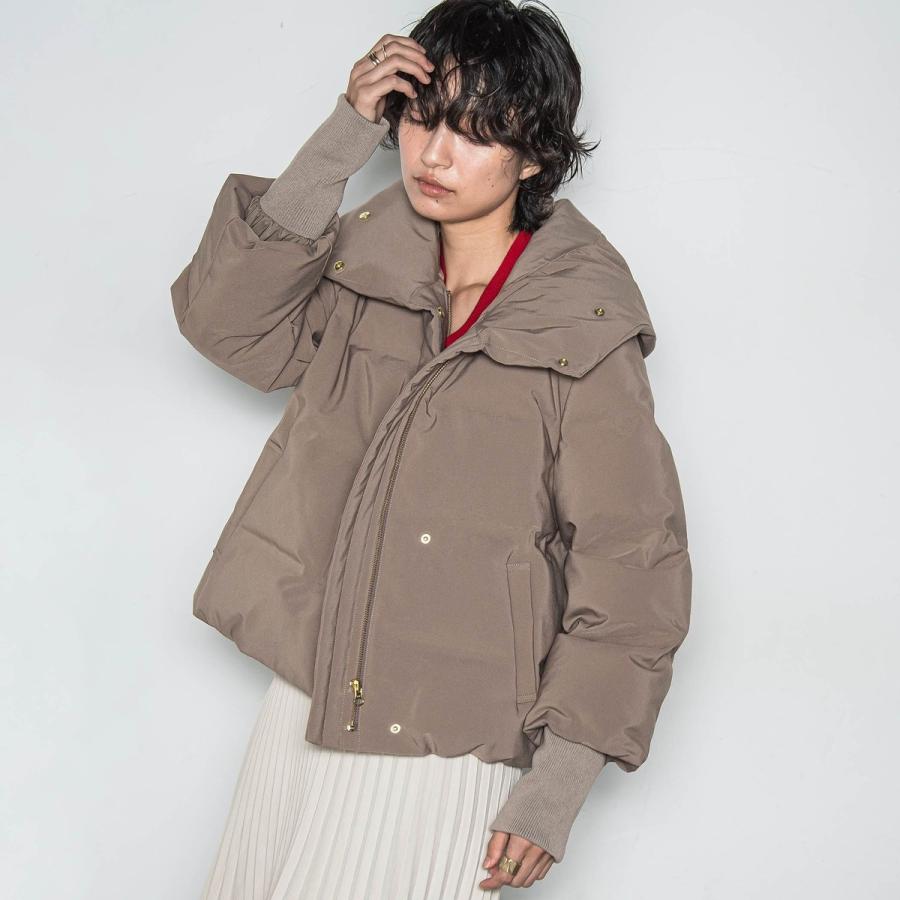 MAYSON GREY（メイソングレイ） 袖口リブシームレスダウンジャケット