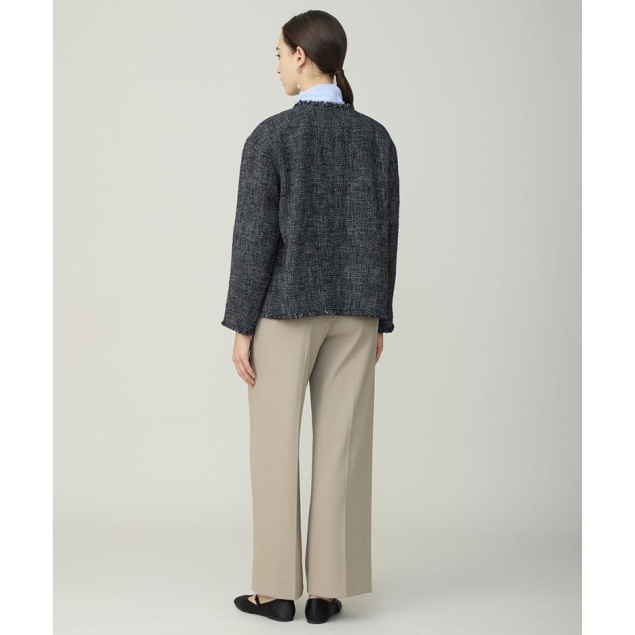 ICB（アイシービー） ライトブッチャーツイード ノーカラージャケット