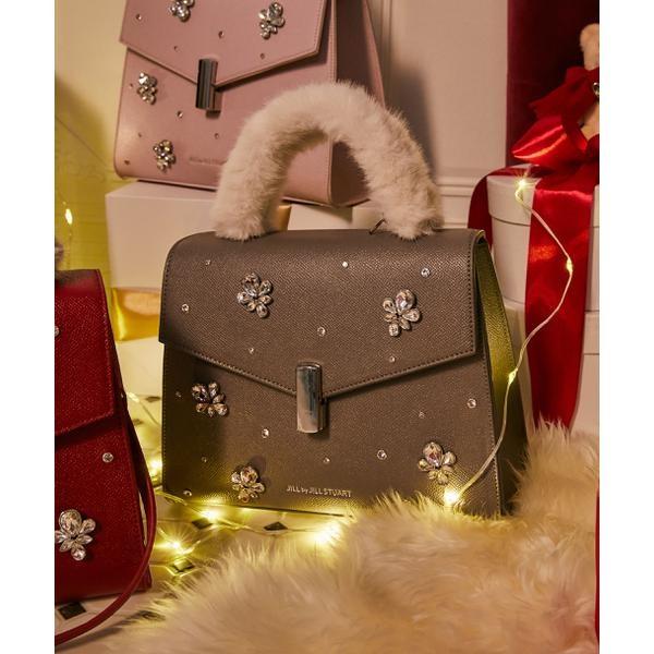 ランダムビジューファーハンドルバッグ : マルイ(丸井)Yahoo!店 - 通販