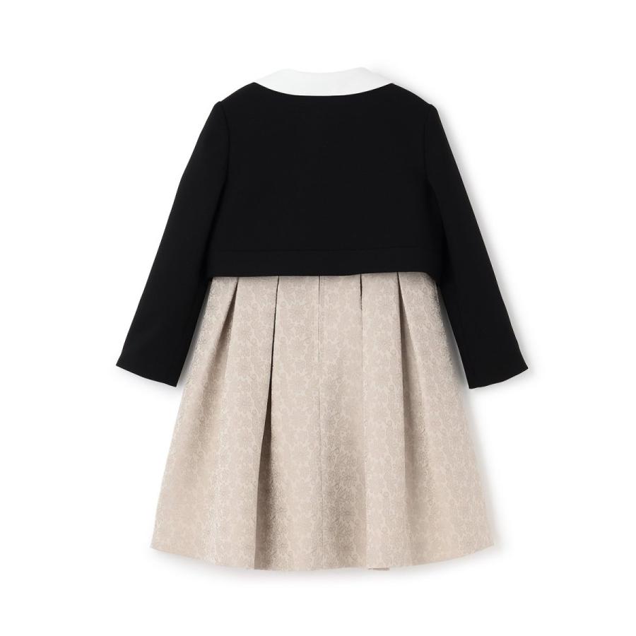 petit main 【フォーマル】ジャガードリボンOP+衿つきJKセット