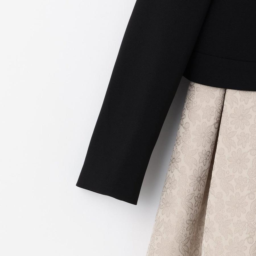 petit main 【フォーマル】ジャガードリボンOP+衿つきJKセット