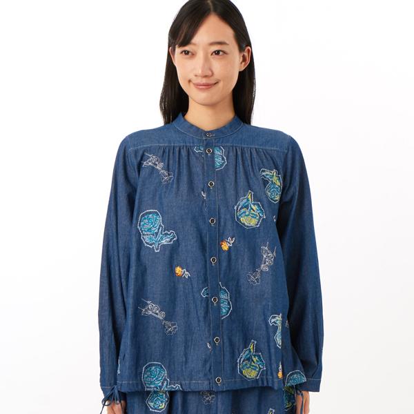 SUPER HAKKA（スーパーハッカ） ライトオンスデニム ローズスケッチ