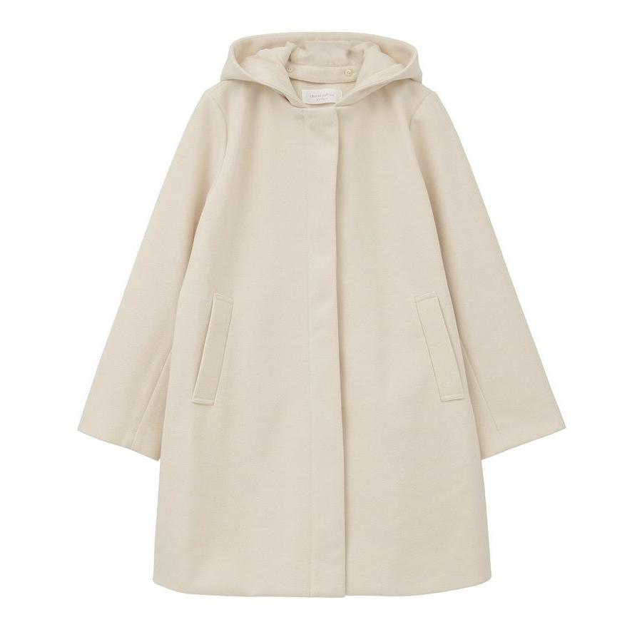 【未使用級】IENA 　ボンディングコート　フード取り外し可　2way 36 S 未使用級】IENA 上質ボンディングコート フード取り外し可2way 36 S