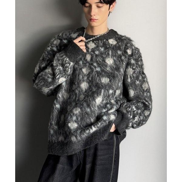 トップス 50s vintage Knit classical origin】「ヴィンテージな存在感」アンティークラグモチーフ