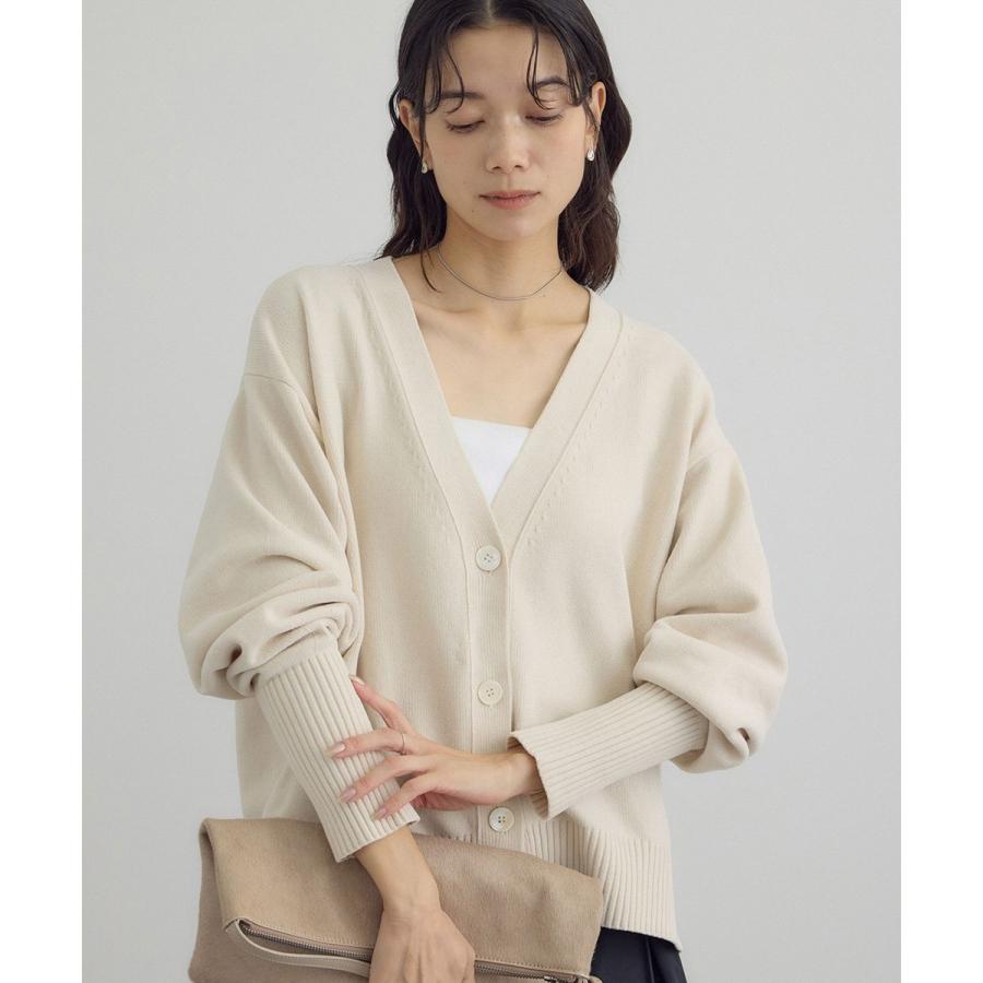 【新品】Vネックカーディガン-CreamyCotton /クリーミーコットン- Vネックカーディガン-CreamyCotton /クリーミーコットン- : マルイ