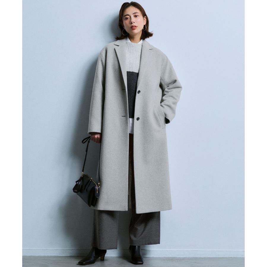 23区（ニジュウサンク） 【洗える】ウールカシミヤ カラーブロック