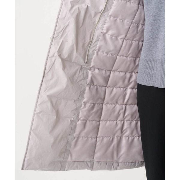 ステッチレスシャンブレーロングダウンコートの画像