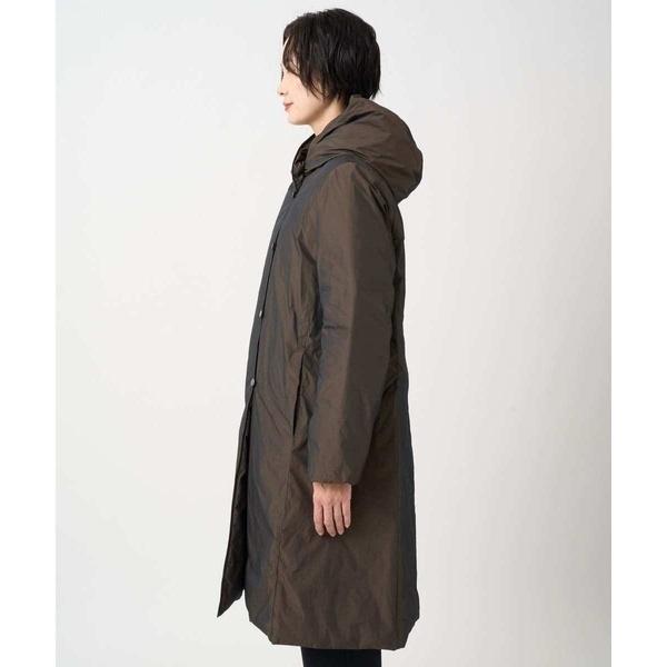 ステッチレスシャンブレーロングダウンコートの画像