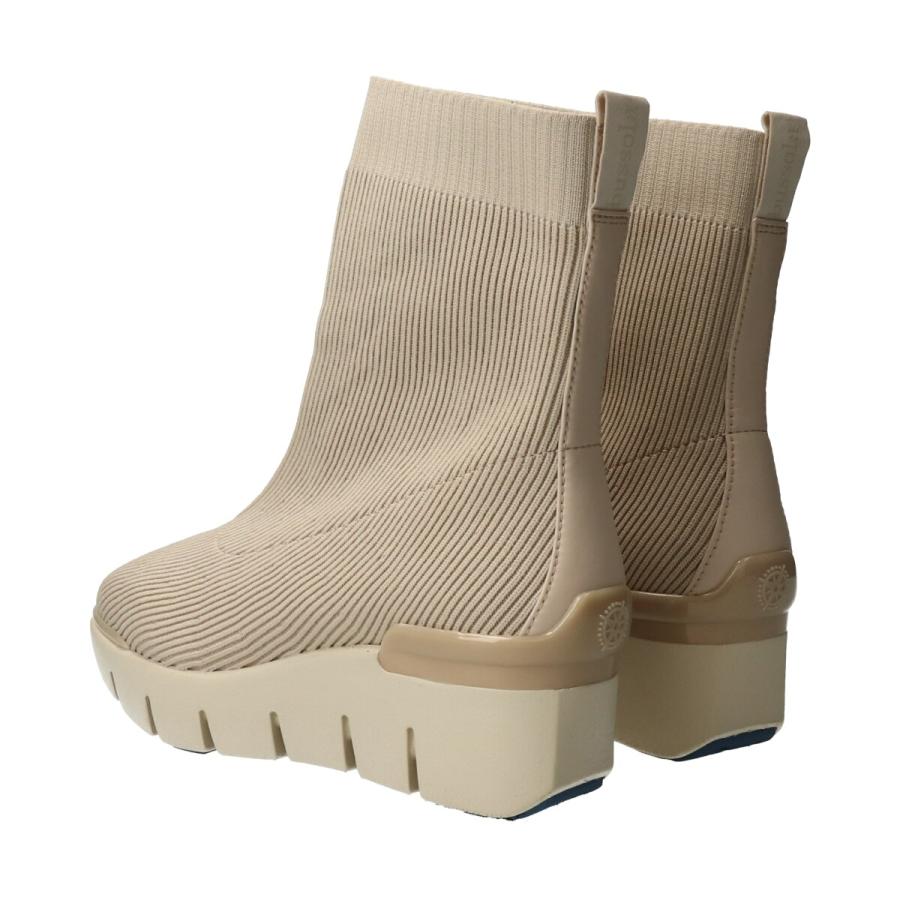 ブソラ（bussola）/bussola ブソラ◆5．5cmヒール◆アイスグリップソールニットショートブーツ bussola ブソラ◇5.5cmヒール◇アイスグリップソールニットショート