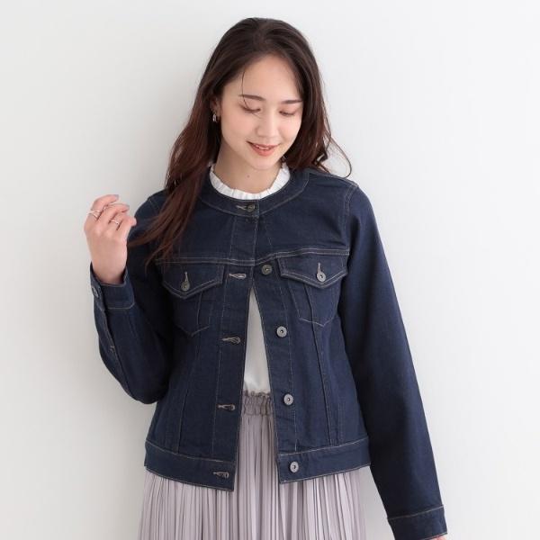 SHOO・LA・RUE DENIMS-LL高レビュー】大人のための ノーカラーデニム