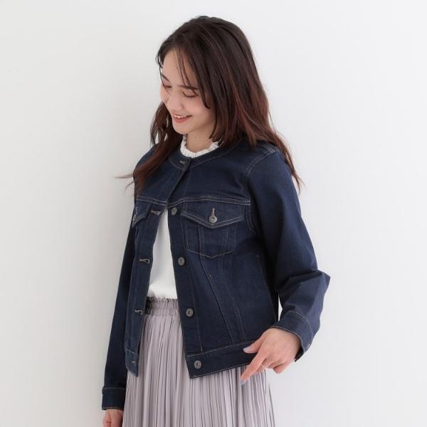 SHOO・LA・RUE DENIMS-LL高レビュー】大人のための ノーカラーデニム