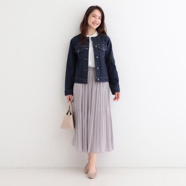 SHOO・LA・RUE DENIMS-LL高レビュー】大人のための ノーカラーデニム