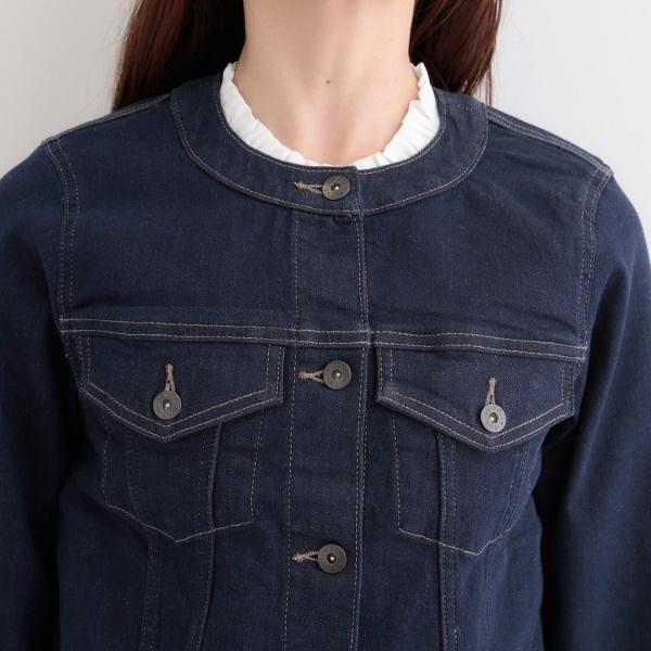 SHOO・LA・RUE DENIMS-LL高レビュー】大人のための ノーカラーデニム