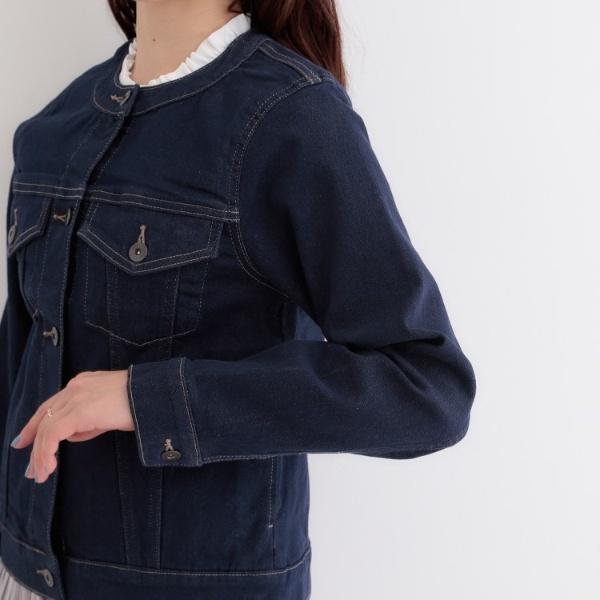 SHOO・LA・RUE DENIMS-LL高レビュー】大人のための ノーカラーデニム