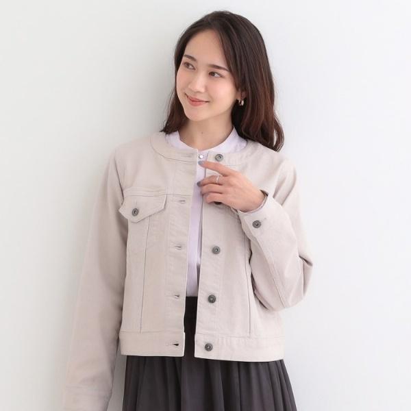 SHOO・LA・RUE DENIMS-LL高レビュー】大人のための ノーカラーデニム