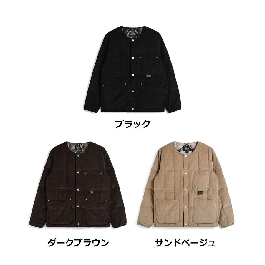 TAION（タイオン） ワーク クルーネック コーデュロイ×ダウン