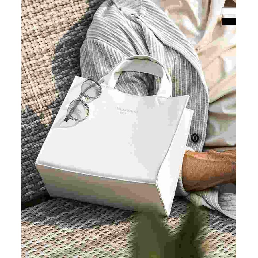 1PIU1UGUALE3 RELAX シンセティックサフィアーノミニトートバッグ