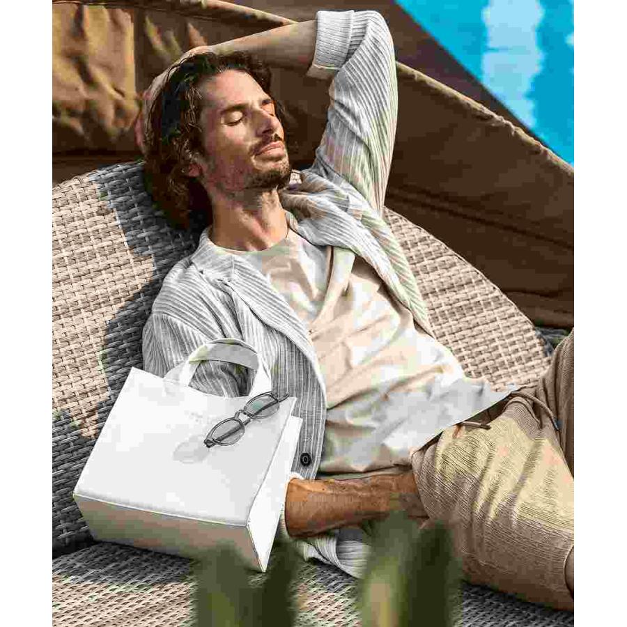 1PIU1UGUALE3 RELAX シンセティックサフィアーノミニトートバッグ