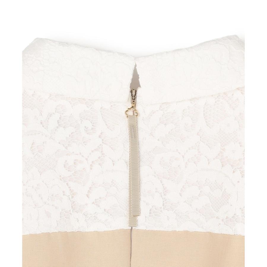 【宮本茉由さん着用】LACE A LA CARTE HALF SLEEVE ドレスの画像