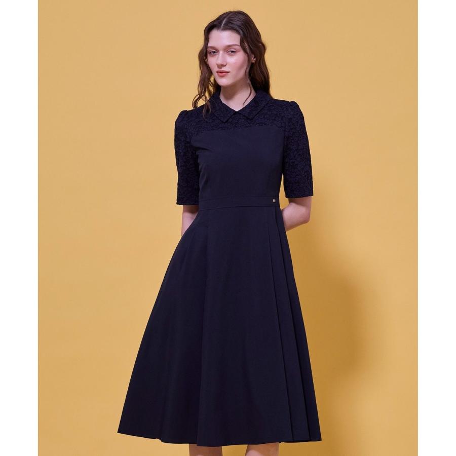 【宮本茉由さん着用】LACE A LA CARTE HALF SLEEVE ドレスの画像
