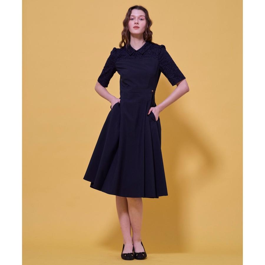 【宮本茉由さん着用】LACE A LA CARTE HALF SLEEVE ドレスの画像