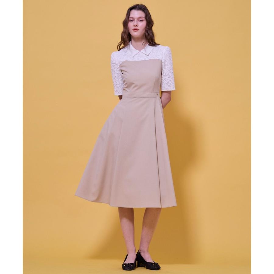【宮本茉由さん着用】LACE A LA CARTE HALF SLEEVE ドレスの画像