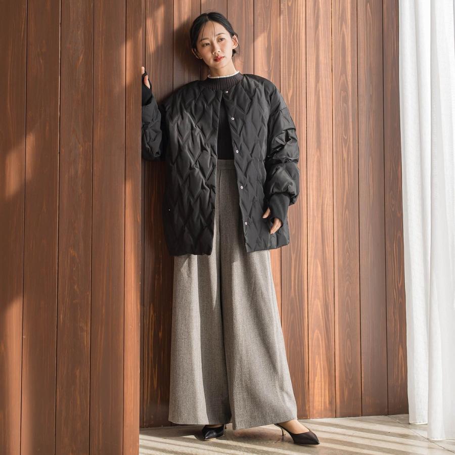 美品　ロートレアモン　ステッチレス　ダウンコート　チェスターコート Droite lautreamont（ドロワット・ロートレアモン） ステッチレス