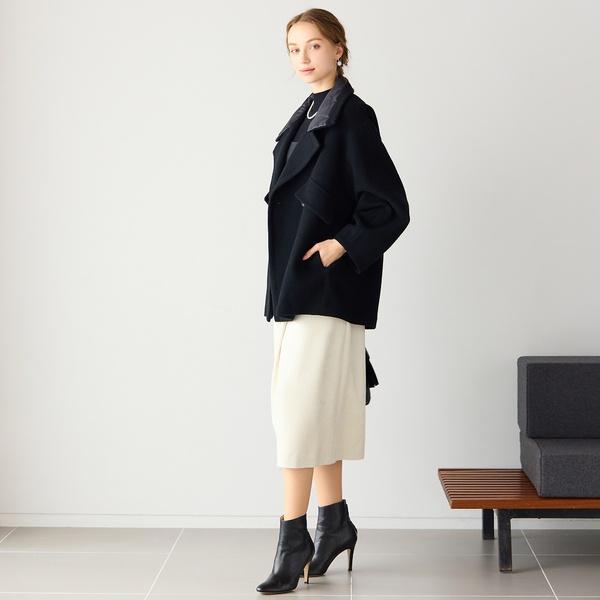 Liliane Burty ECLAT コクーンスリーブミドルコート : マルイ(丸井