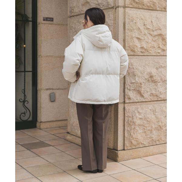 試着のみ　URBAN RESEARCH DOORS ミドルダウンジャケット アーバンリサーチ ドアーズ URBAN RESEARCH DOORS グリーンダウン