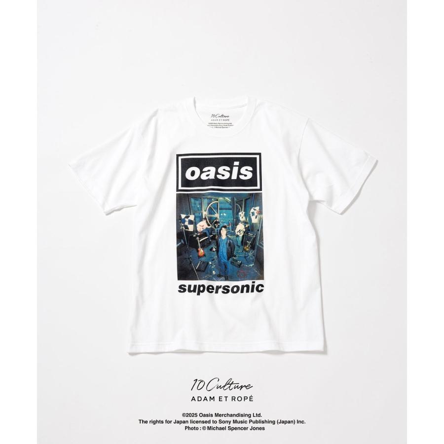 【新品】oasis グラフィックTシャツ L アダムエロペ 10Culture ADAM ET ROPE'（アダムエロペ） 【oasis 10Culture / ADAM ET ROPE