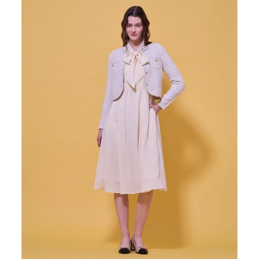 TOCCA（トッカ） 【宮本茉由さん着用】PROMISE RIBBON ROSETTE ドレス