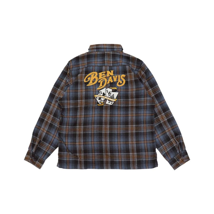 【NEW】ベンデイビス（BEN DAVIS）/EMBRO OMBRE SHIRT / 2カラー [25780021] BEN DAVIS（ベンデイビス） EMBRO OMBRE SHIRT / 2カラー [25780021