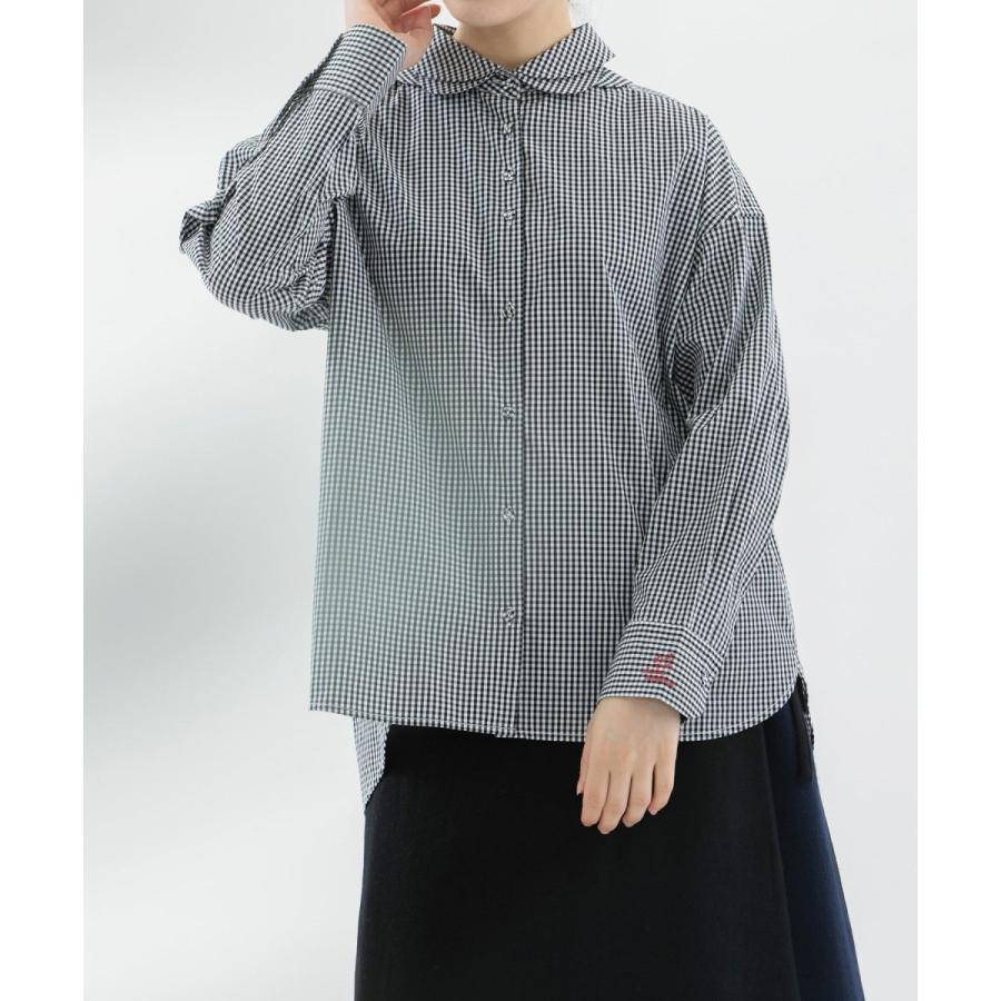 nop de nod（ノップドゥノッド） タイプライターペタルカラーシャツ