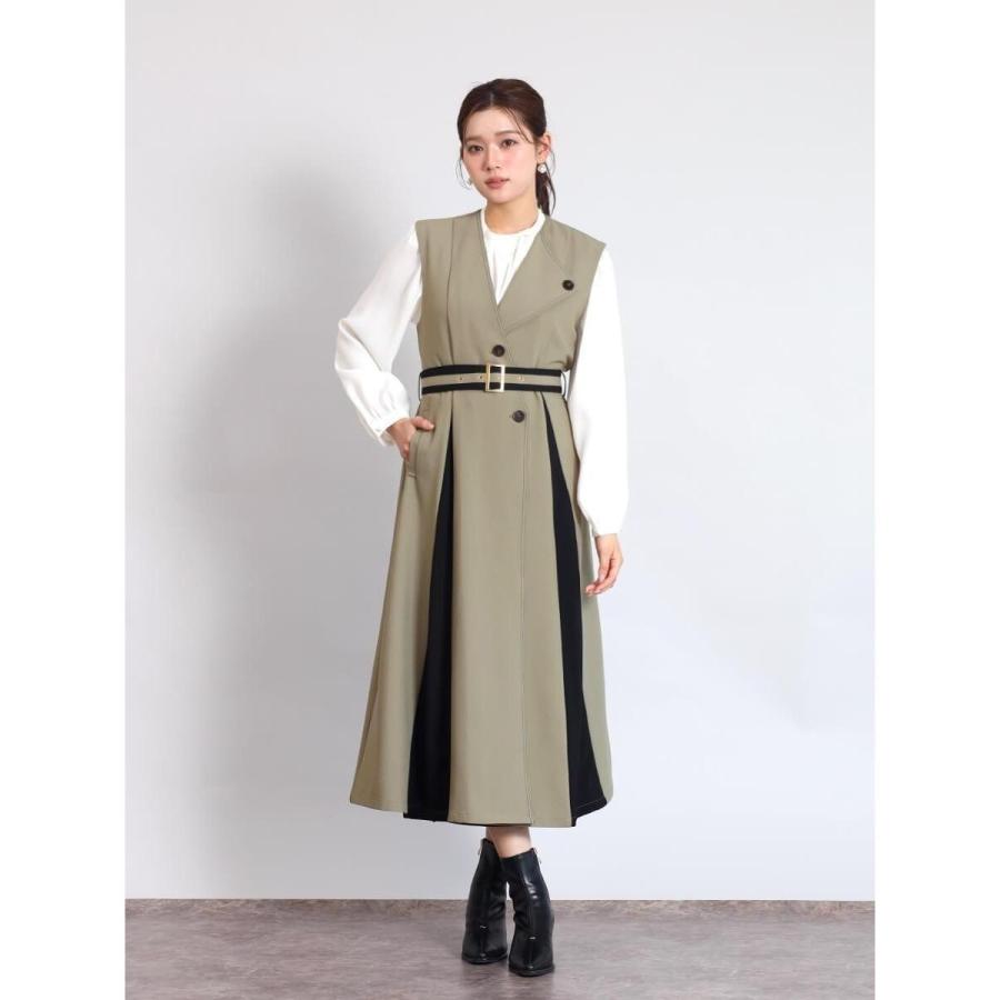 FENNEL（フェンネル） 配色Aラインジレワンピ : マルイ(丸井)Yahoo!店