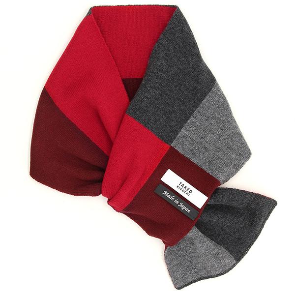 【NEW】タケオキクチ（TAKEO KIKUCHI）/【ミニマフラー】タケオキクチ｜ブロック/ソリッド TAKEO KIKUCHI（タケオキクチ） 【ミニマフラー】タケオキクチ