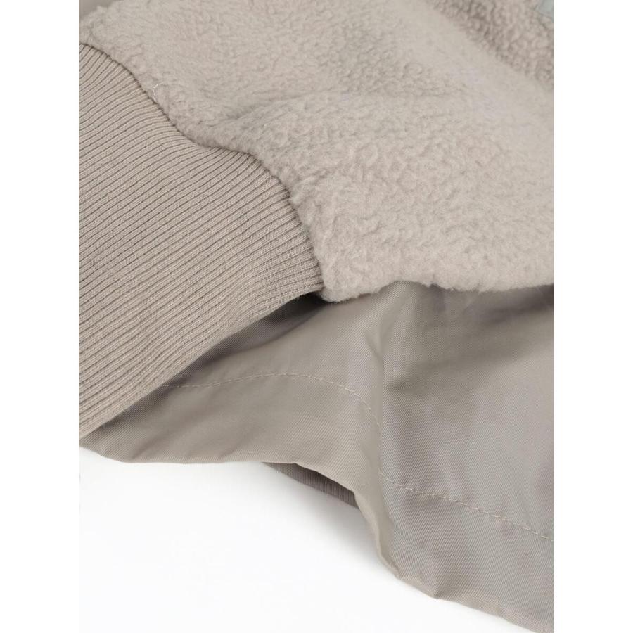 LASUD（ラシュッド） 異素材ドッキングミリタリーロングコート