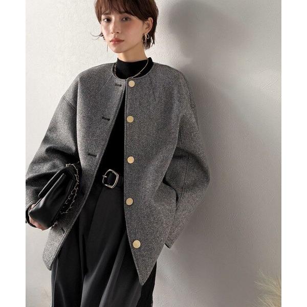 新品タグ付！VERY掲載！styling★リラックスウールジャケットコート soulberry（ソウルベリー） コート アウター まぁるいニットなジャケット レディース : ZOZOTOWN Yahoo!店 - 通販 -  Yahoo!ショッピング 