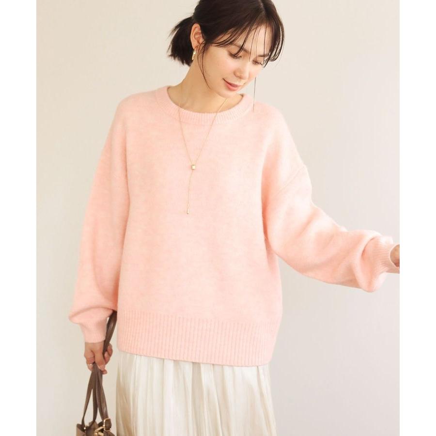 Green Parks（グリーンパークス） fuwaっと袖パフニットプルオーバー