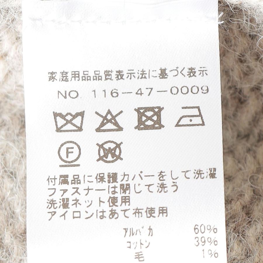 WYTHE NEW YORK: ALPACA COTTON CARDIGANの画像