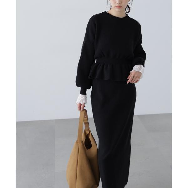 ペプラムニットセットアップ : マルイ(丸井)Yahoo!店 - 通販 - Yahoo
