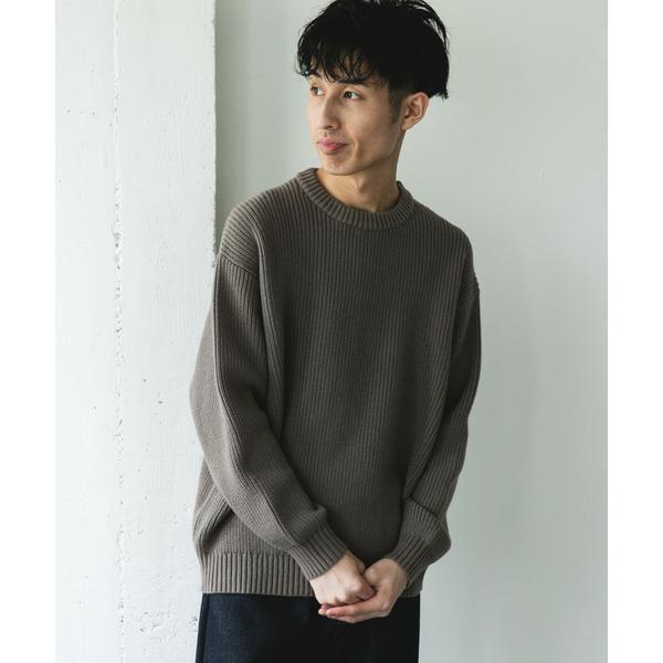 URBAN RESEARCH DOORS（アーバンリサーチドアーズ） 畦ニット クルー