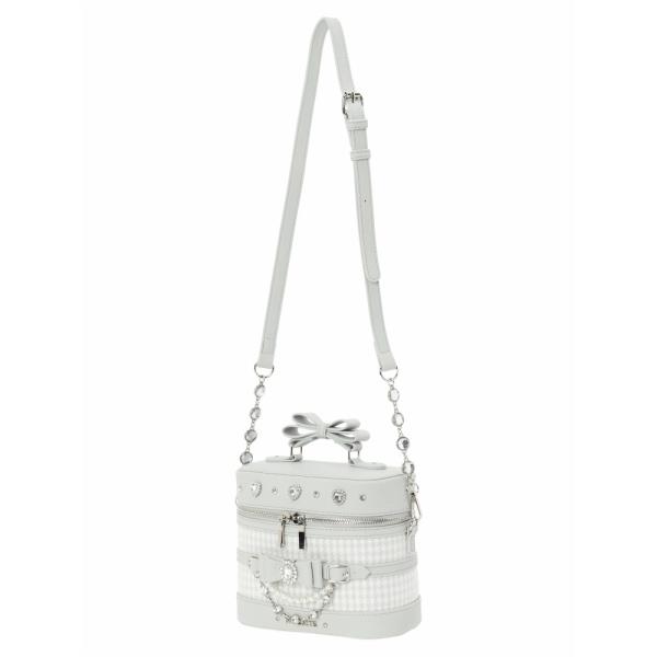 千鳥柄リボンビジューバニティバッグ : マルイ(丸井)Yahoo!店 - 通販