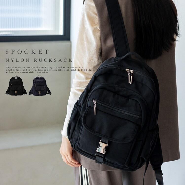 VitaFelice（ヴィータフェリーチェ） 8ポケットナイロンリュック