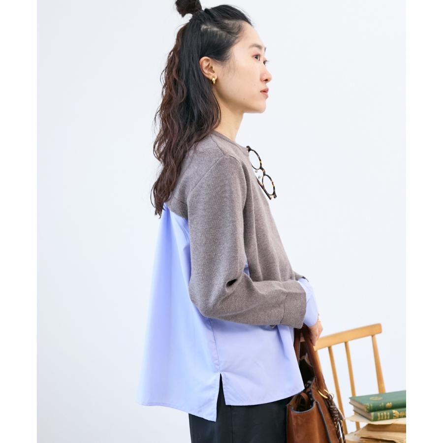 【NEW】ルクールブラン（le．coeur blanc）/ブロードドッキングニットプル le.coeur blanc（ルクールブラン） ブロードドッキングニットプル