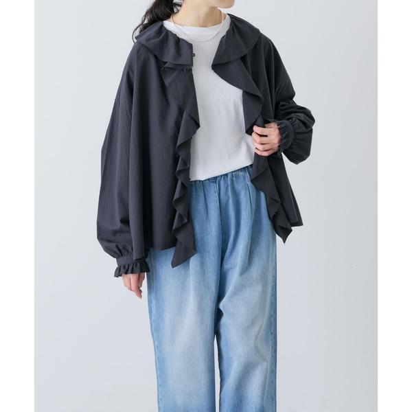 かぐれ コットンフリルカラーシャツ : マルイ(丸井)Yahoo!店 - 通販