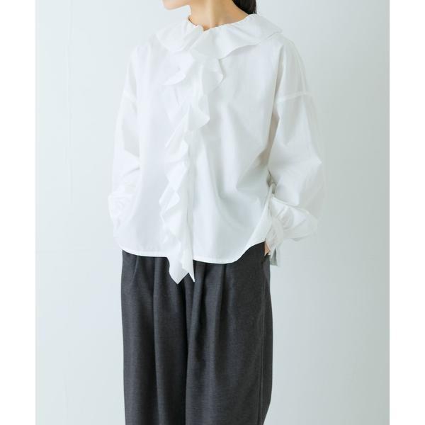 かぐれ コットンフリルカラーシャツ : マルイ(丸井)Yahoo!店 - 通販