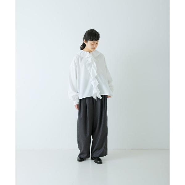 かぐれ コットンフリルカラーシャツ : マルイ(丸井)Yahoo!店 - 通販