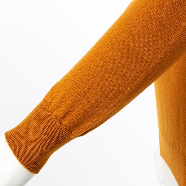 SUIT SELECT 【洗えるニット】モックネックセーター メリノウール100 