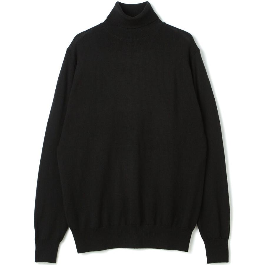 SUIT SELECT 【洗えるニット】タートルネックセーター メリノウール100